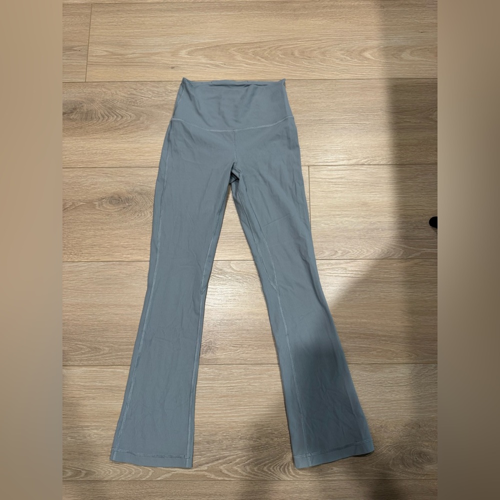 Lululemon Align High Rise Ribbed Mini Flared Leggings
